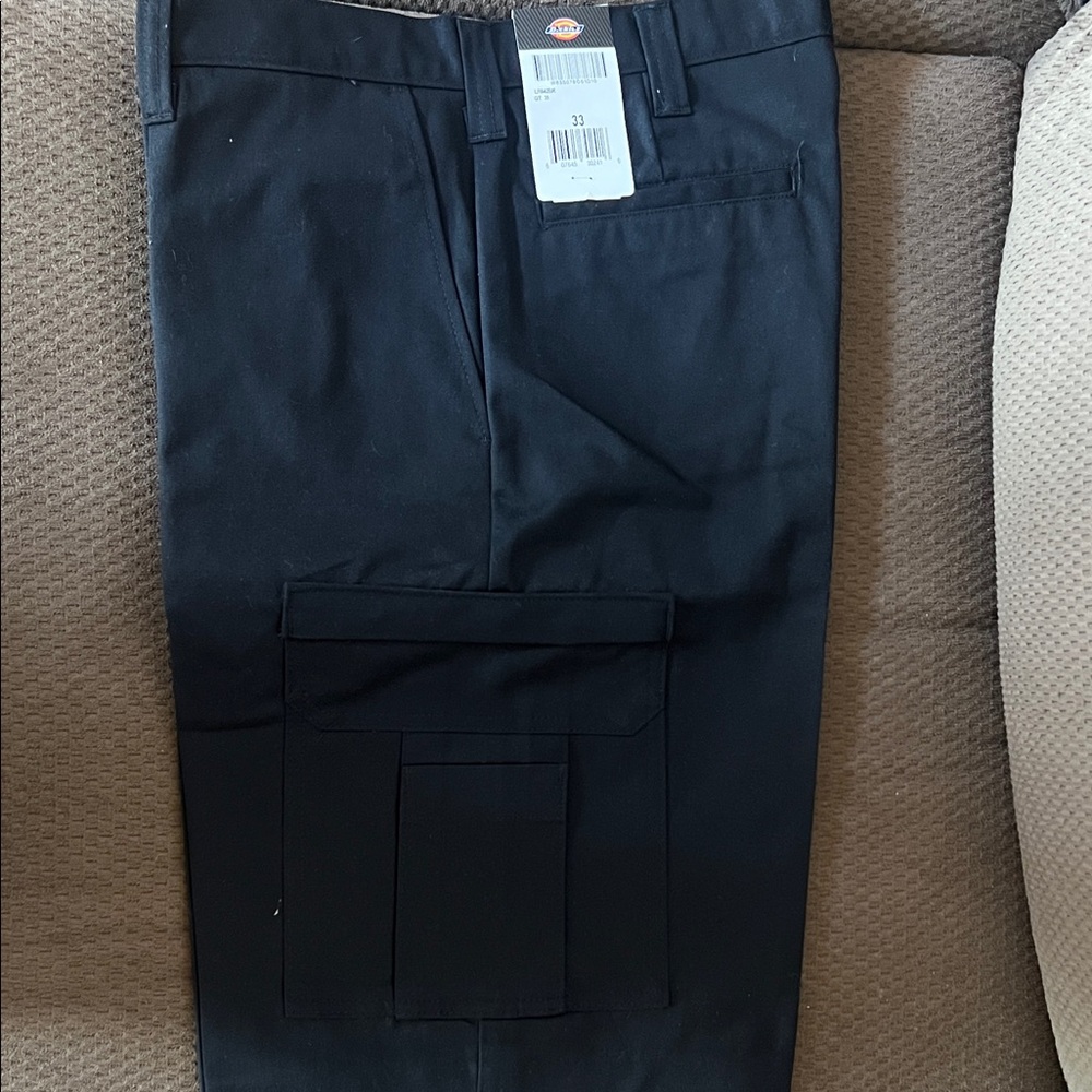 Dickies Men's Cargo Pants in Black